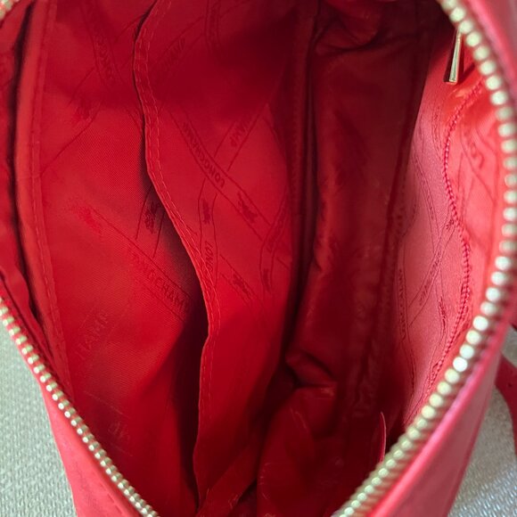 Longchamp Red Leather Crossbody Bag - Picture 9 of 14